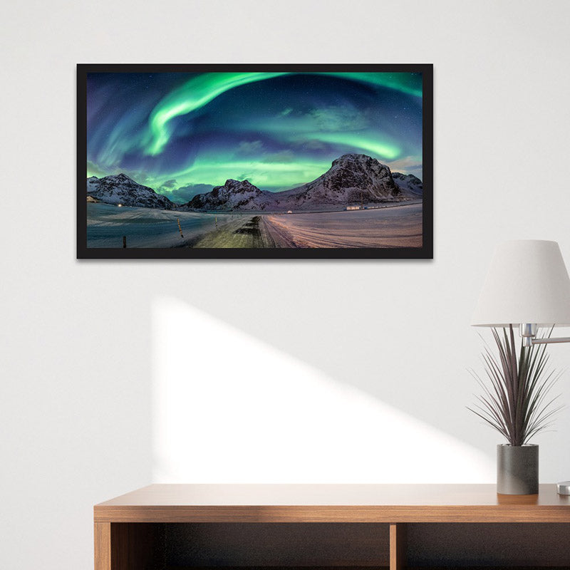 Buy Northern Wonder Wall Painting With Frame Wall Art & Paintings from Vaaree