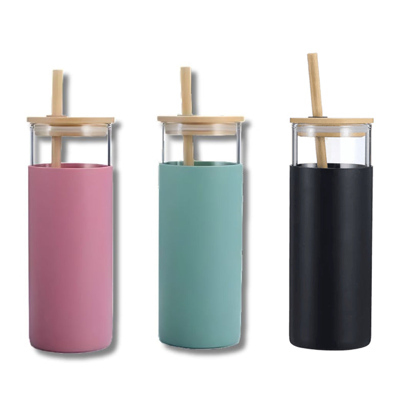 Bottle - Riva Sipper 450 ML Tumbler (Pink/Black/Green) - Set Of Three