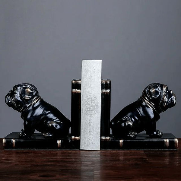 Buy Bull Dog Bookend - Black Book End from Vaaree