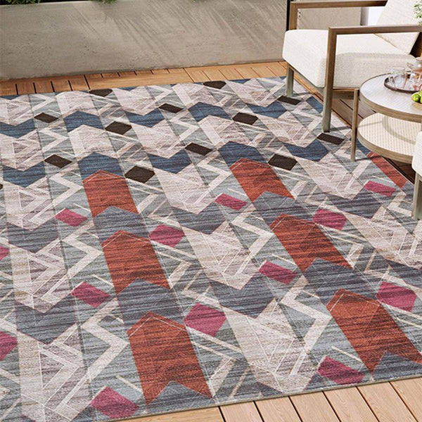 Buy Stella Geometric Carpet - Grey Carpet from Vaaree