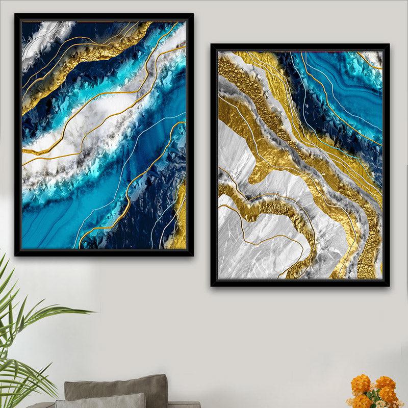 Buy Suzette Abstract Wall Art - Set Of Two Wall Art & Paintings from Vaaree