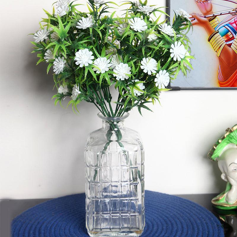 Buy Faux Filosia Flower Bunch (White) - Set Of Two Artificial Flowers from Vaaree