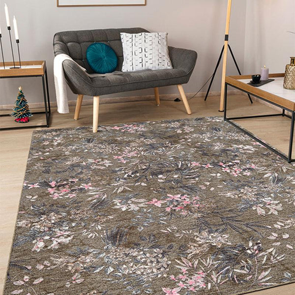 Buy Lily Floral Carpet - Olive Carpet from Vaaree