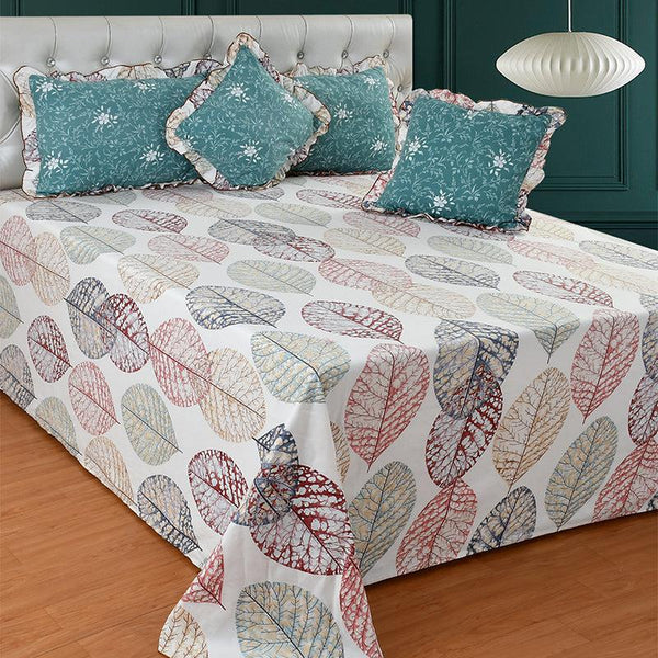 Buy Milania Broma Frilled Bedding Set - Five Piece Set Bedding Set from Vaaree