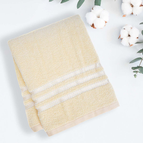 Micro Cotton LuxeDry Comfort Solid Bath Towel - Beige