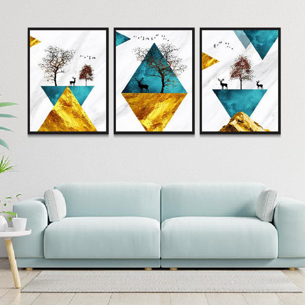 Buy Célestine Wall Art - Set Of Three Wall Art & Paintings from Vaaree