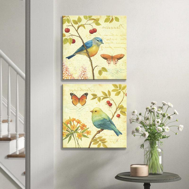 Buy Gilroy Floral Wall Art - Set Of Two Wall Art & Paintings from Vaaree