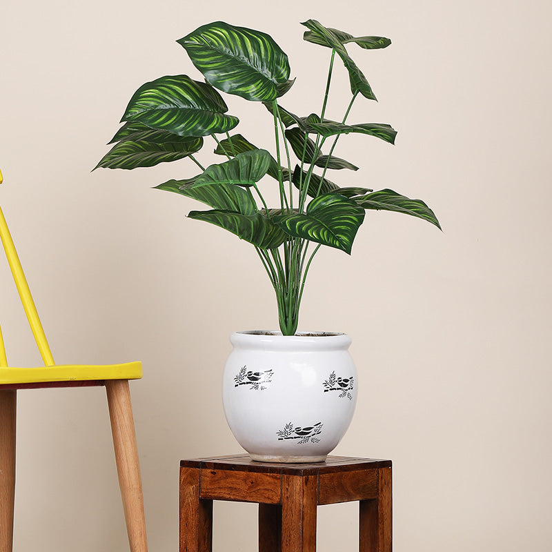 Buy Faux Botanic Philodendron Plant - 2 Feet Artificial Plants from Vaaree