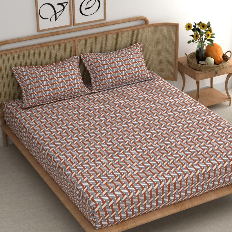 Buy Kinos Printed Bedsheet Bedsheets from Vaaree