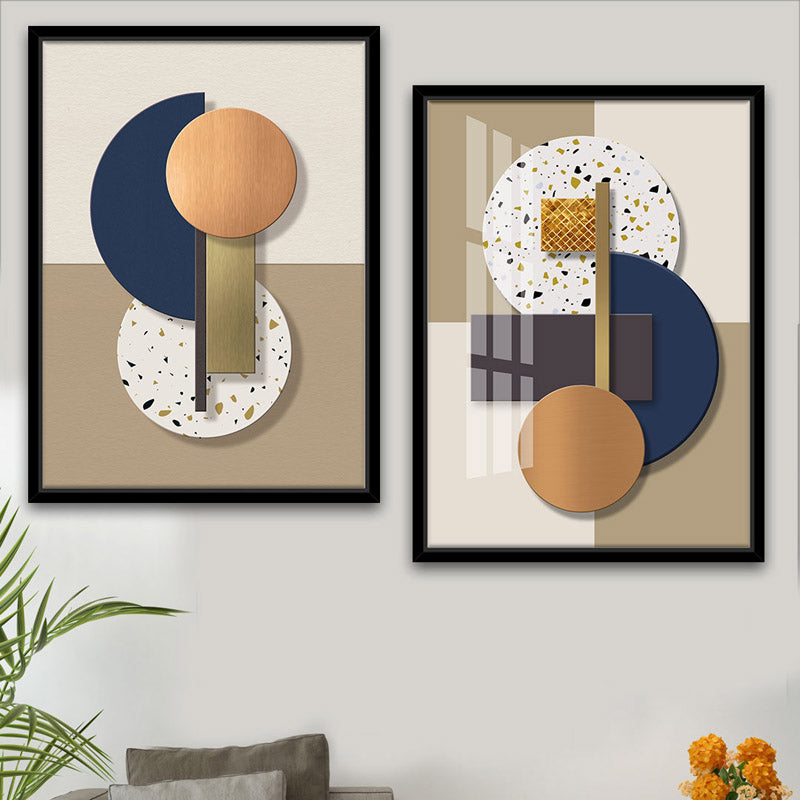 Buy Clover Abstract Wall Art - Set Of Two Wall Art & Paintings from Vaaree