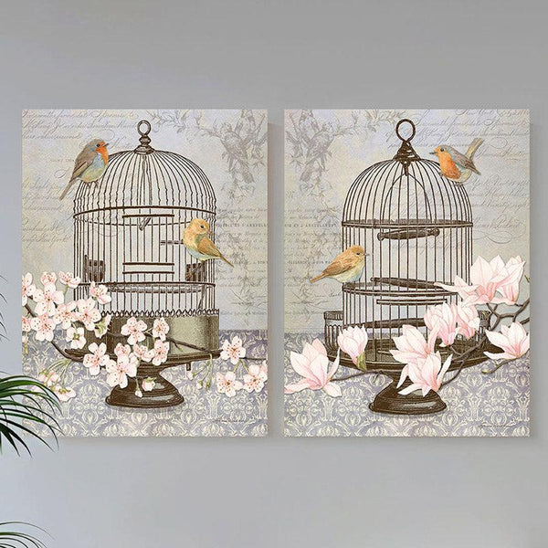 Buy Madalene Orcahrd Wall Art - Set of Two Wall Art & Paintings from Vaaree