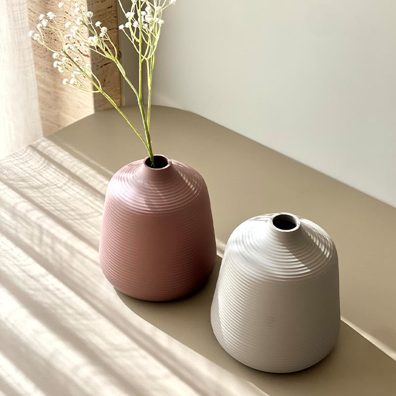 Buy Adola Arca Vase - Rusty Pink Vase from Vaaree