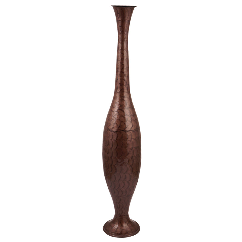 Buy Yiska Lacquered Vase - Brown Vase from Vaaree