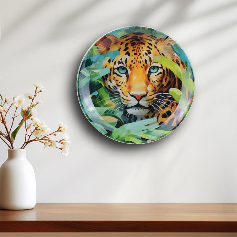 Buy Tiger Stare Wall Plate Wall Plates from Vaaree