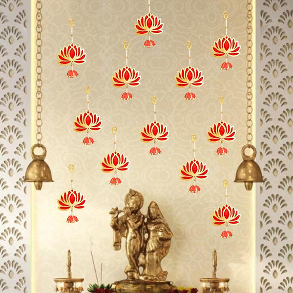 Buy Kamal Sima Latkan (Red) - Set Of Twelve Latkans from Vaaree