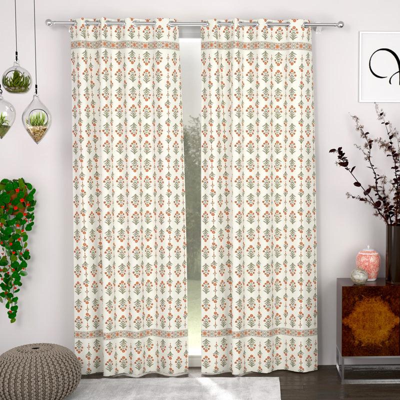 Buy Quinn Printed Curtain - Set Of Two Curtains from Vaaree