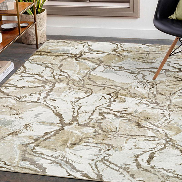 Buy Daniel Abstract Carpet - Olive Carpet from Vaaree