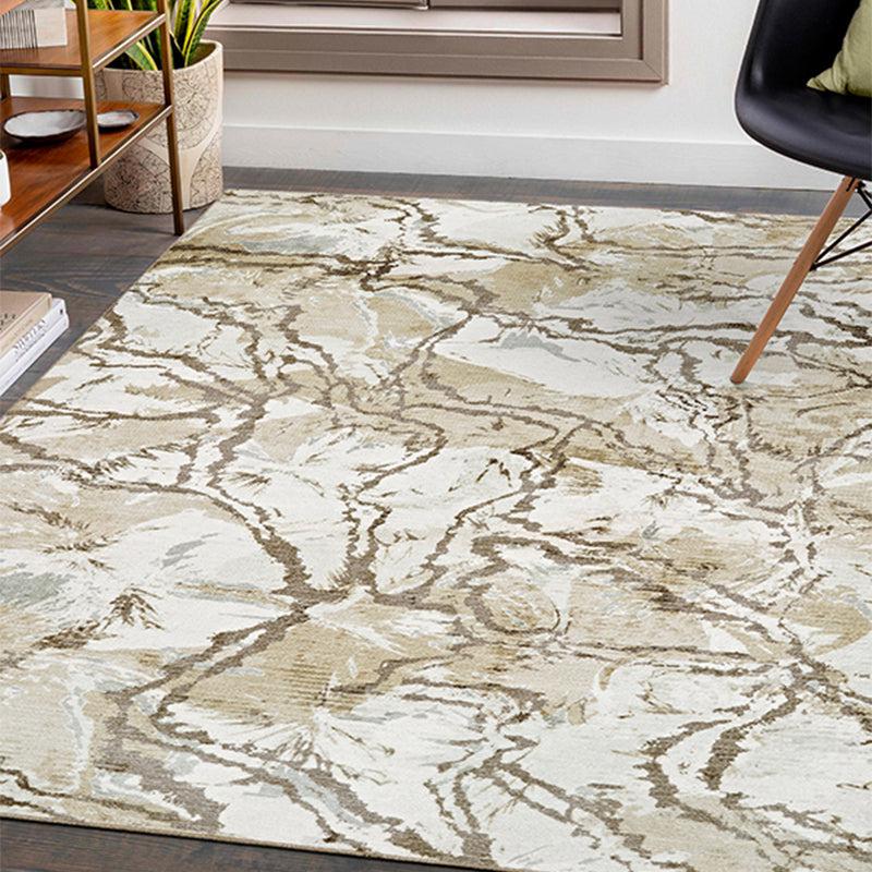 Buy Daniel Abstract Carpet - Olive Carpet from Vaaree