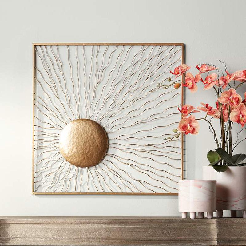 Buy Ardia Sun Frame Wall Accent Wall Accents from Vaaree