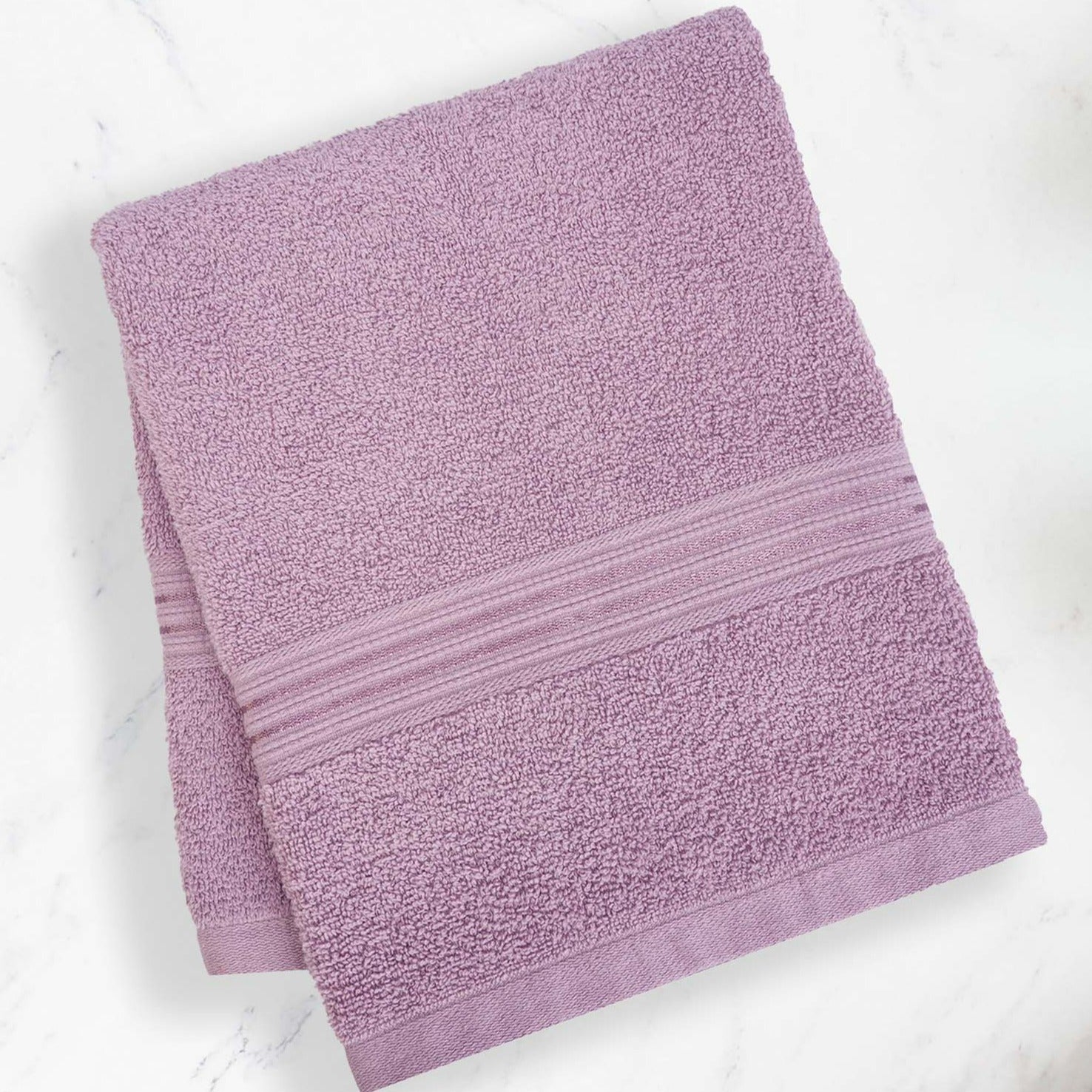 Buy Micro Cotton LuxeDry Solid Bath Towel - Purple Bath Towels from Vaaree