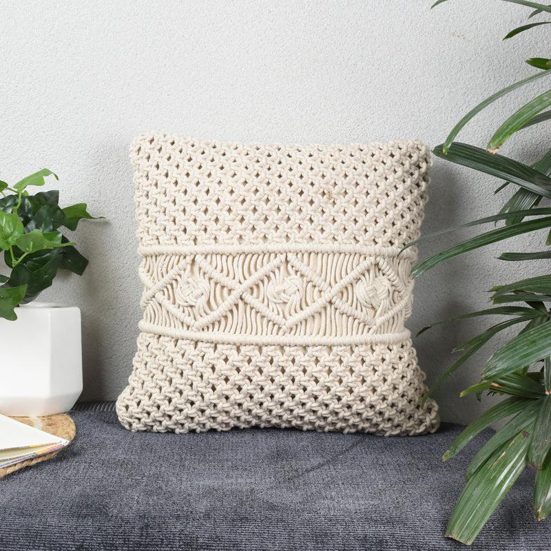 Buy Imo Macrame Cushion Cover Cushion Covers from Vaaree