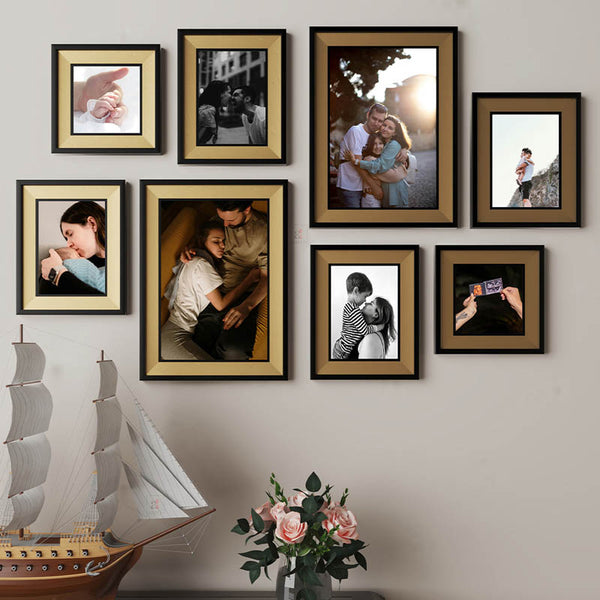 Buy Portrait Parade Wall Photo Frame - Set Of Eight Photo Frames from Vaaree