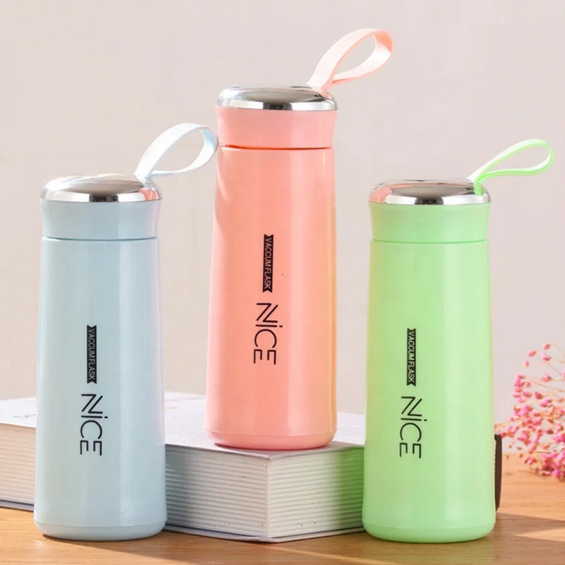 Bottle - Nice Electra 400 ML Water Bottle (Peach/Blue/ Green) - Set Of Three