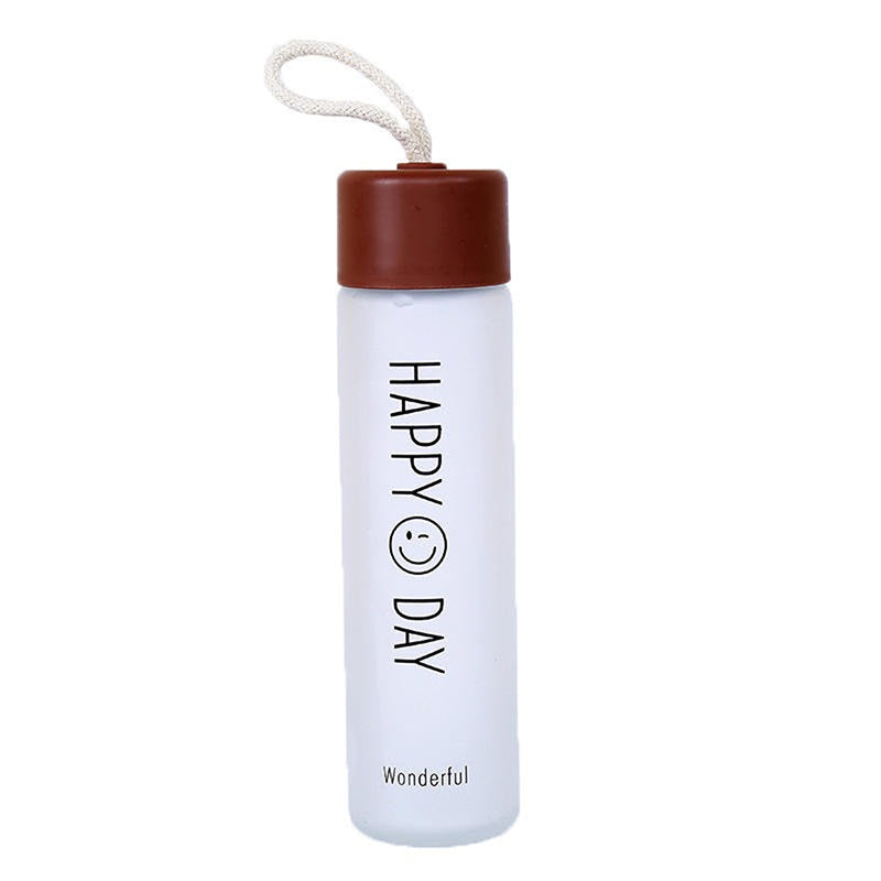 Bottle - Happy Day Water Bottle (340 ML) - Brown