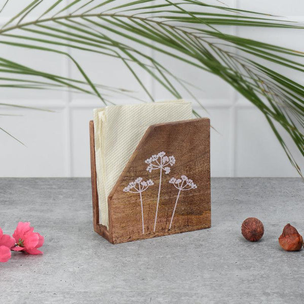 Buy Dandelion Wooden Napkin Holder Tissue Holder from Vaaree