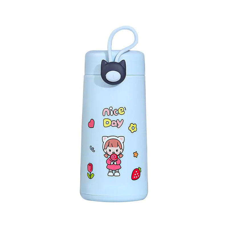 Buy Drow Rainbow Kids Water Bottle (300 ML) - Blue Bottle from Vaaree