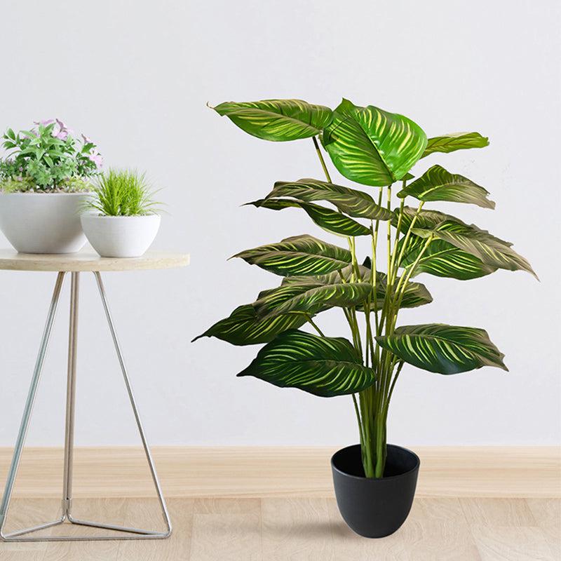 Buy Faux Everlasting Monstera Plant With Pot - 2.5 Feet Artificial Plants from Vaaree