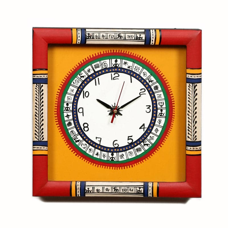 Buy Dosera Warli Wall Clock Wall Clock from Vaaree