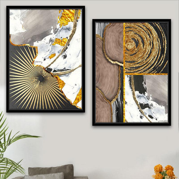 Buy Chuve Wall Art - Set Of Two Wall Art & Paintings from Vaaree