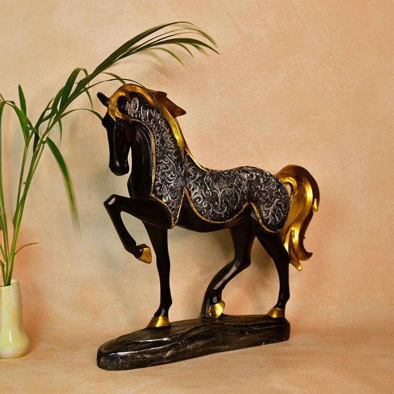 Buy Stallion Glimmer Showpiece Showpieces from Vaaree