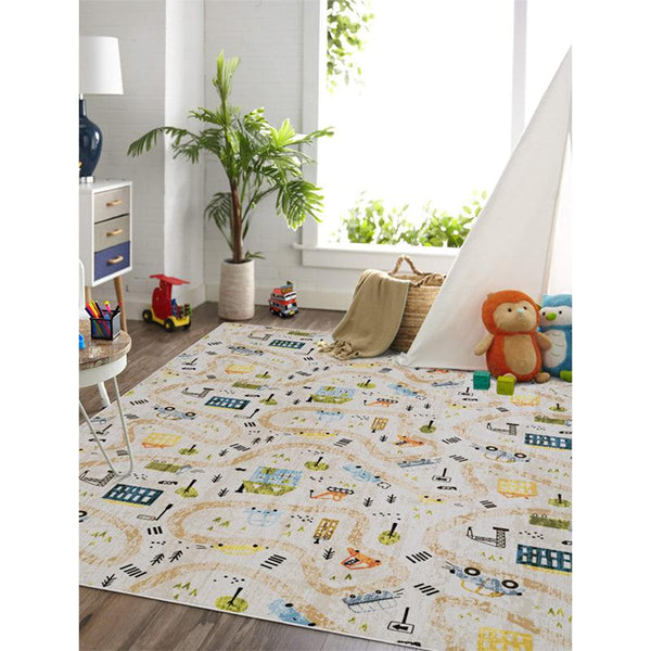 Buy The Way Home Carpet - Yellow Carpet from Vaaree