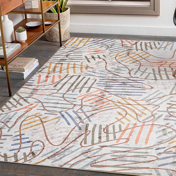 Buy Ella Abstract Carpet - Grey Carpet from Vaaree