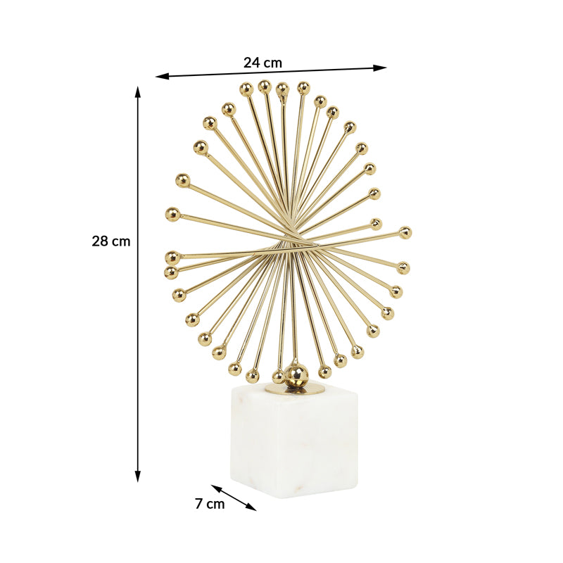 Buy Spinfity Showpiece - Gold Showpieces from Vaaree