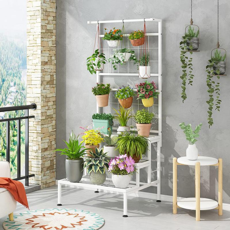 Buy Vetro Planter Stand - White Planter Stand from Vaaree