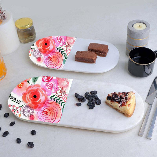 Buy Ovelta Rose Platter - Set Of Two Platter from Vaaree