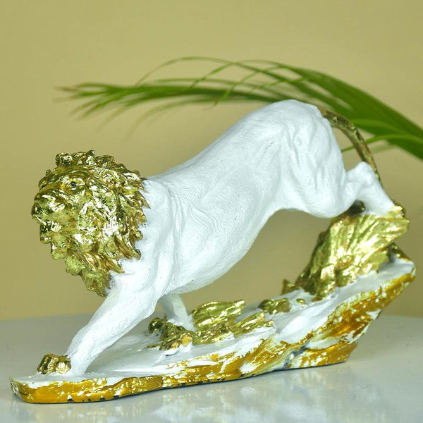 Buy White Pristine Leo Showpiece Showpieces from Vaaree