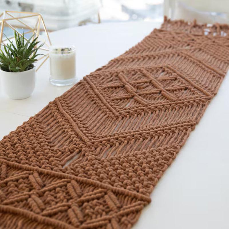 Buy Delpha Macrame Table Runner Table Runner from Vaaree