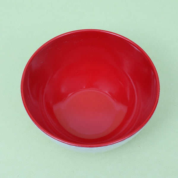 Buy Axl Serving Bowl (Red & White) - 800 ML Serving Bowl from Vaaree