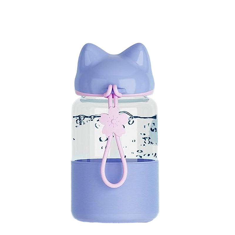 Bottle - Meow Hydration Kids Water Bottle (340 ML) - Purple