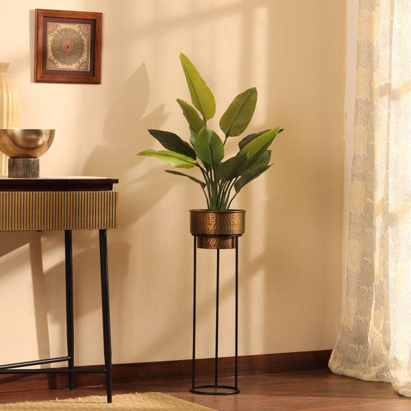 Buy Faux Realistic Banana With Pot - 2.3 Feet Artificial Plants from Vaaree