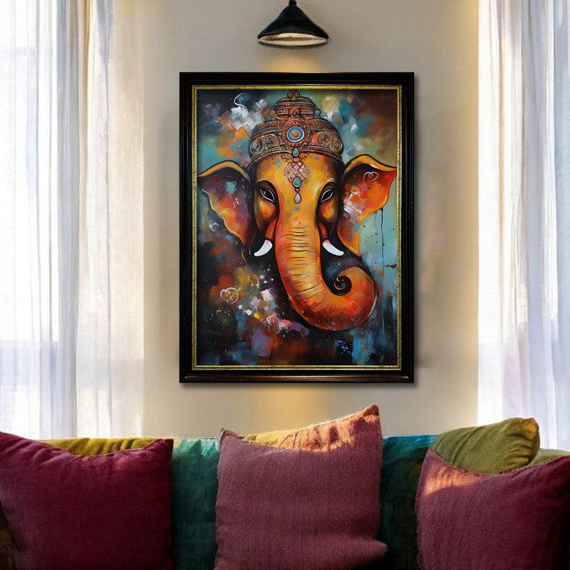 Buy Lambodara Gaze Wall Art Wall Art & Paintings from Vaaree