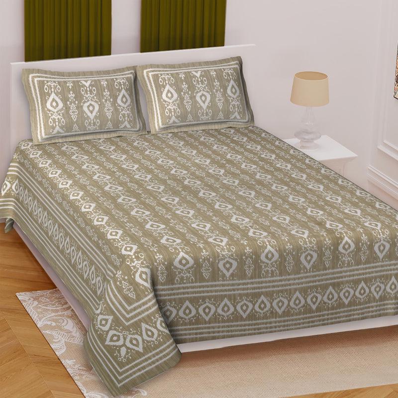 Buy Keira Ethnic Bedsheet - Brown Bedsheets from Vaaree