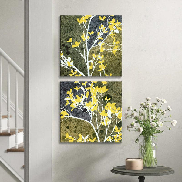 Buy Blackwell Floral Wall Art - Set Of Two Wall Art & Paintings from Vaaree