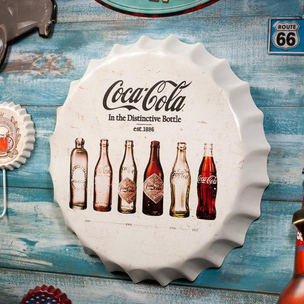 Coca Cola 1886 Bottle Cap Wall Accent