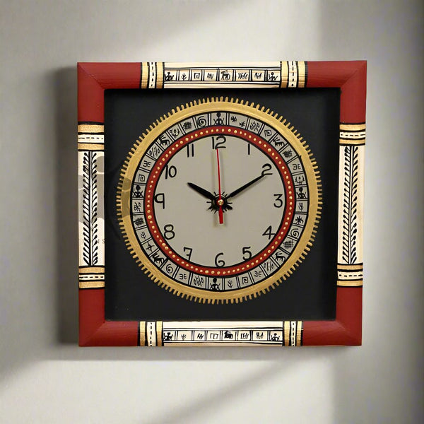 Buy Imeya Warli Wall Clock Wall Clock from Vaaree