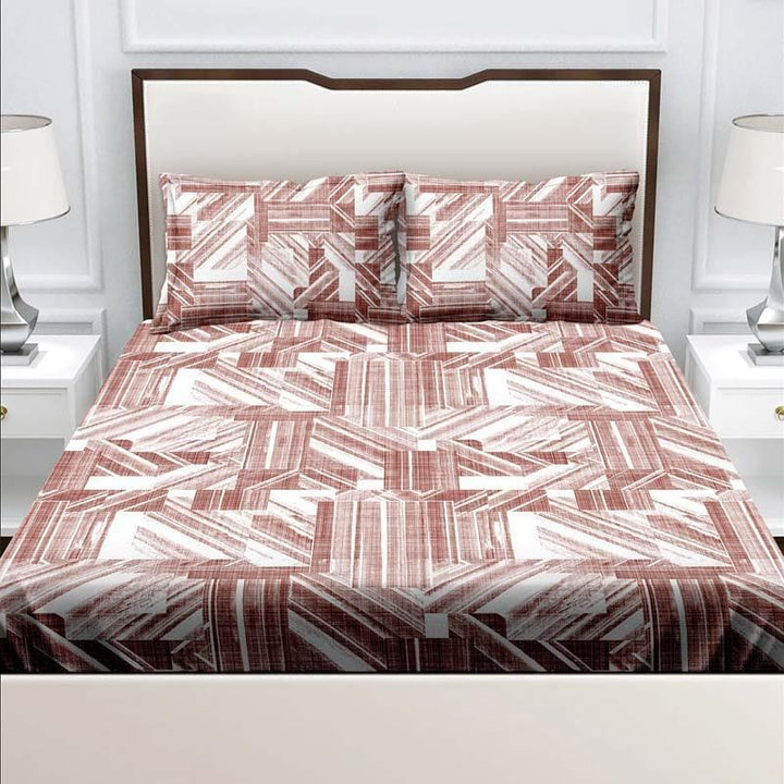 Buy Spectre Printed Bedsheet - Red at Vaaree online | Beautiful Bedsheets to choose from
